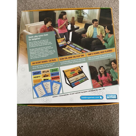 Hasbro Funglish Family Board Game Ages 12 & Up 3+ Players Word Guess Game Night - Picture 3 of 5